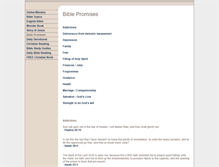 Tablet Screenshot of biblepromises.org